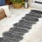 Jonathan Y Jasper Modern Rustic Abstract Dark Gray/Gray 2 ft. x 8 ft. Indoor/Outdoor Shaped Runner Rug SHP101A-28 - alternate 2