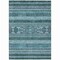 Homeroots 10' X 14' Teal Blue Ivory And Gray Southwestern Washable Indoor Outdoor Area Rug 582865 - alternate 3