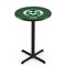 Holland Bar Stool Co 42" Blk Wrinkle Colorado State Pub Table, 36" dia. Top L211B4236ColoSt - alternate 1