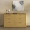 Manhattan Comfort Evalyn 60in Dresser in Natural (6-Drawer) DR1607-1 - alternate 1