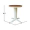 Whitewood Industries Rectangular Fixed Top Pedestal Table, 30 in W, 35.9 in L, 30 in H, Parawood, Hickory/Shell K79-30RT-23B-36 - alternate 3