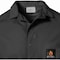 Ironwear 60" PVC/Poly Flame Retardant Raincoat with Corduroy Collar, Black, Small 9221-BFR-SM - alternate 2