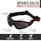 Bison Life Safety Goggles, Black Lens, Anti-Fog & Anti-Scratch, Elastic Strap, Mirage Series SH-MRSG-BKLBKS-MS19 - alternate 2