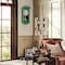 Clockswise Wall Clock with Wood-Effect Plastic Pendulum, Battery-Operated - Green with Distressed Finish QI004145.GN - alternate 2
