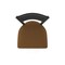 Holland Bar Stool Co 400 Jackie 18" Chair with Black Wrinkle Finish and Canter Thatch Seat 40018BW001 - alternate 3