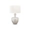 Monarch Specialties Lighting, 26"h, Table Lamp, Silver Glass, Ivory / Cream Shade, Contemporary, Modern I 9897 - alternate 1