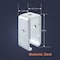 Newhouse Electric 1-5/8 in Trade Size Steel Strut Channel Trolley Track Intermediate Support Hanger, Zinc-Plated Steel SCTHB-158 - alternate 2