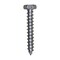 Auveco 10 x 1 1/4in Indented Hex Head Tapping Screw Zinc, 100PK 3214 - alternate 1