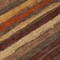 Homeroots 8' Chocolate Beige And Copper Round Striped Washable Indoor Outdoor Area Rug 598880 - alternate 3