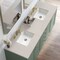 James Martin Vanities Chicago 72" Double Vanity, Smokey Celadon, w/ 3 CM Siberian Silestone Top 503-V72-SC-3SFR - alternate 2