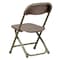 Flash Furniture Kids Brown Plastic Folding Chair, PK10 10-Y-KID-BN-GG - alternate 2