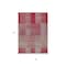 Homeroots 8' X 10' Burgundy Pink And Blush Striped Washable Indoor Outdoor Area Rug 613166 - alternate 2
