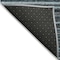 Homeroots 8' X 10' Teal Blue Sky Blue And Gray Striped Washable Indoor Outdoor Area Rug 577814 - alternate 2