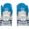 Intellinet Network Solutions Augmented Category 6, Cat6A S/Ftp Patch Cable, 10 Ft, Blue Copper, 26 741491 - alternate 2