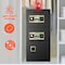 Wrightmaster 7.0 cu. ft. Steel Double-Door Drop Safe with Fireproof and Waterproof Bag, Hidden Code Function ZOR-P283322 - alternate 2