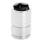 Perform Tool Socket 3/8 In Drive; 13 mm; Metric; 6 Point; Polished Nickel Chrome Plated; Vanadium Alloy Steel; W38213 - alternate 1