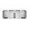 James Martin Vanities Chicago 60" Single Vanity, Glossy White, w/ 3 CM Siberian Silestone Top 503-V60S-GW-3SFR - alternate 2