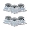 Mytee Products ABS Plastic Chrome Push-On Lug Nut Cover & Steel Hub Cap Set 33mm 2inH Nut Covers, 2PK LNC-SETx2 - alternate 1