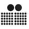 Grizzly Supply Adhesive Hook and Loop Dot, 0.75 in L, 0.75 in W, Hook and Loop Connection, Black, 25PK GS-HLAD3/4-0 - alternate 1