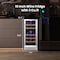 Yeego Dual Zone 15 in. 28-Bottles Wine Cooler YG-WD15R-23 - alternate 2