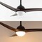Jonathan Y Sully 52" 1-Light Contemporary Industrial Iron/Plastic Mobile-App/Remote-Controlled 6-Speed Propelle JYL9717D - alternate 2