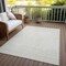Homeroots 10' X 14' Ivory And Beige Geometric Washable Indoor Outdoor Area Rug 600749 - alternate 3