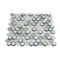 Apollo Tile Gray White 10.8 in x 11.5 in Glass, Ceramic Glossy Floor and Wall Mosaic Tile 8.63 sqft/case, 10PK APLAHX8803A - alternate 2