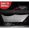 Mytee Products 5 ft x 5 ft Drain Tarp - Roof Ceiling Leak Drip Diverter Tarp Heavy Duty - White, 2PK DD5-5-Whitex2 - alternate 2