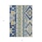 Homeroots 5' X 8' Navy Blue Green And Gray Aztec Washable Indoor Outdoor Area Rug 598485 - alternate 2