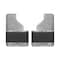Putco Mud Flaps, Direct Fit; Set Of 2; Flat; Without Logo; Brushed; Stainless Steel; Bolt On Mount; With 78402 - alternate 2