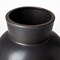 Homeroots 11" Black Abstract Cylinder Ceramic Table Vase 397543 - alternate 3