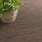 Homeroots 9' X 12' Dark Brown And Brown Geometric Indoor Outdoor Area Rug 551541 - alternate 2