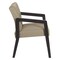 Office Star Products Espresso Finish Visitor's Chair with Castillo Cream Memory Foam Seat WD588-K004 - alternate 2