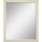 Homeroots 32" White Solid Wood Framed Accent Mirror 632831 - alternate 3