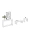 Homeroots Set of Three 43" White Coffee Table 528807 - alternate 2