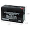 Upg 12V 9Ah F1, Battery 40749 - alternate 2