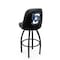 Holland Bar Stool Co Logo Grizzly Creighton 30 in. Swivel Bar Stool with Black Wrinkle Finish L048 - alternate 1
