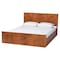 Bali & Pari Fuentes Real Natural Burl Wood Platform Bed 268-14508-ZORO - alternate 1
