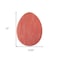 Homeroots 12" X 9" Red Reclaimed Wood Egg Shaped Wall Decor 384891 - alternate 2