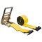 Mytee Products 4in x 30ft Ratchet Tie-Down Straps w/ Flat Hook 16,200 Lbs Capacity - Yellow RS430 - alternate 1