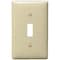 Hubbell Wallplates and Accessories Toggle Cover Ivory NP1I - alternate 1
