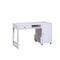 Homeroots 48" White Writing Desk 347526 - alternate 3
