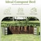 Pure Garden Galvanized Raised Garden Bed 47.5"L x 35.5"W x 12"H Raised Garden Beds Rectangle Planter Box Kit 50-196 - alternate 2
