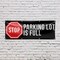 Signmission Stop Parking Lot is Full, 36 Inch x 96 Inch, Vinyl Banner B-96-30868 - alternate 2
