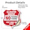 Signmission Alligator Warning Shield Sign Alligator, 12 inch X 12 inch, Vinyl Decal, 2PK SHI-D-2PACK-12-357 - alternate 2