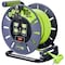 Masterplug 80Ft 4 Sockets 13A 14AWG Large Open Cable Reel OLA801114G4SL-US - alternate 2