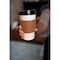 Ecoquality 10oz White Paper Coffee Cups with Black Dome Lids and Sleeves - For Home, Office, 100PK EQ10WHTPCBDLS-100 - alternate 2