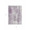 Homeroots 3' X 5' Lavender And Ivory Abstract Washable Indoor Outdoor Area Rug 612953 - alternate 2