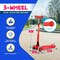 Highmaster Kids 3-Wheel Kick Scooter with LED Light-Up Wheels, Adjustable Handlebar, Indoor and Outdoor Fun HMKSRED - alternate 4