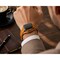 Elegani Leather Band Compatible with Apple Watch 38mm, Brown, Brown/Yellow Gold/Rose Gold Buckle VTCASB-BRN-38 - alternate 1